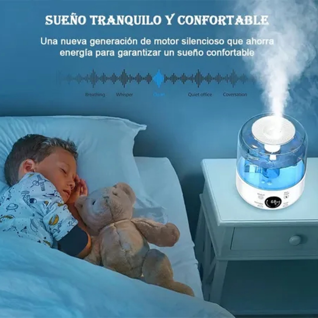 Humidificador Ultrasónico Difusor D/niebla Fría P/bebé 2.5l
