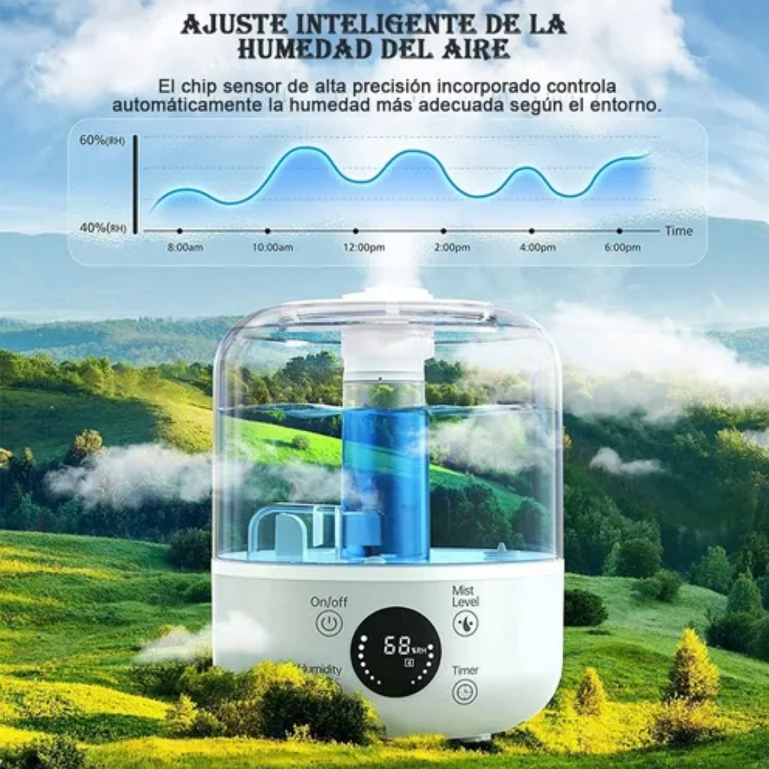Humidificador Ultrasónico Difusor D/niebla Fría P/bebé 2.5l