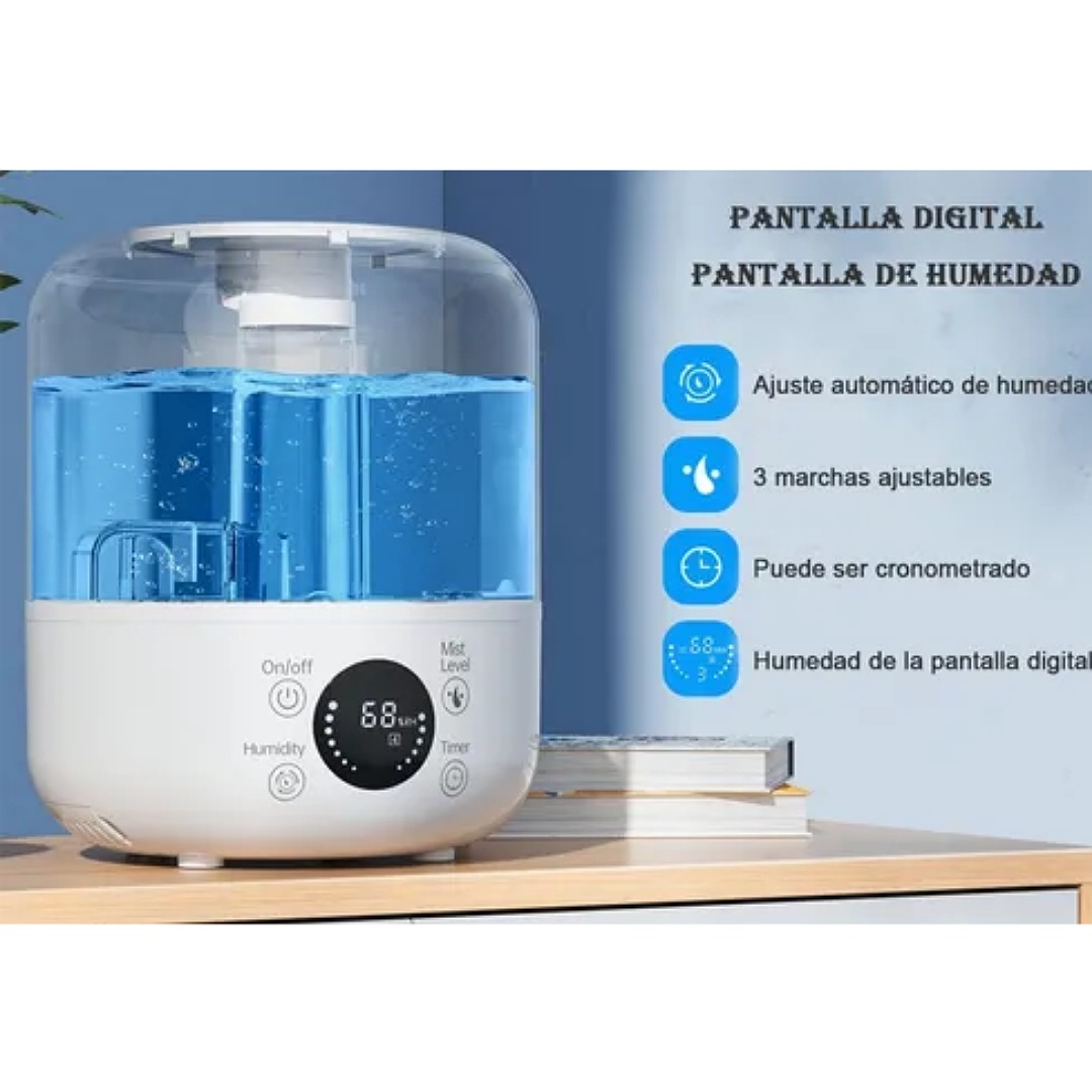 Humidificador Ultrasónico Difusor D/niebla Fría P/bebé 2.5l
