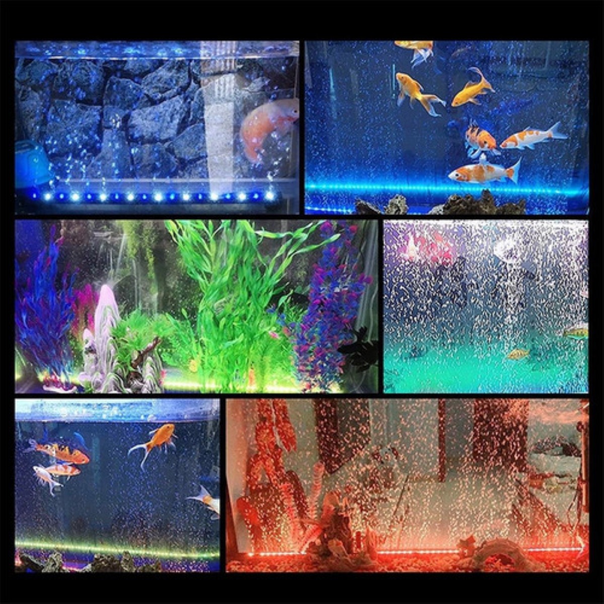 Luz Led Para Acuario De 6 W, 5 Colores Para Tanque Plantado