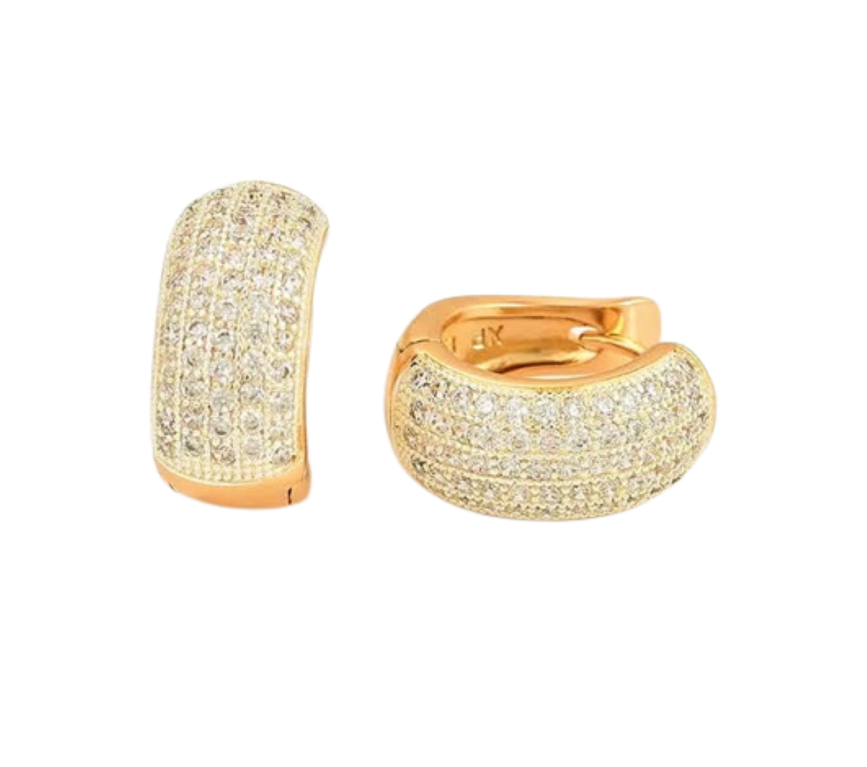 Aretes Grande Elegantes Mujer Arracadas Finas Fiesta Moda Oro Laminado 18k 