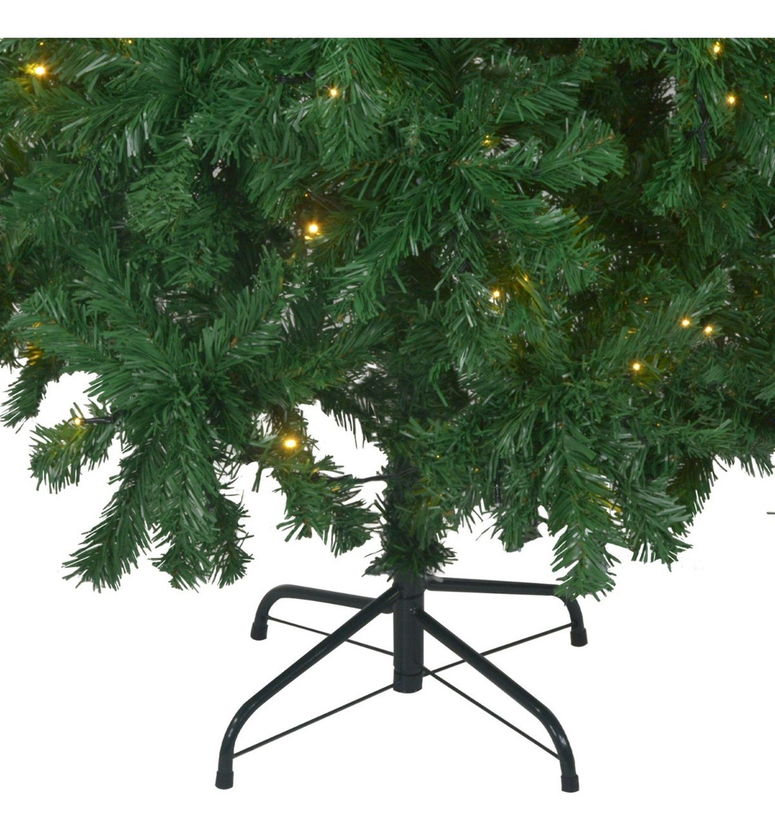 Arbol Navidad Verde 190 Cm Frondoso 736 Ramas Luces Led