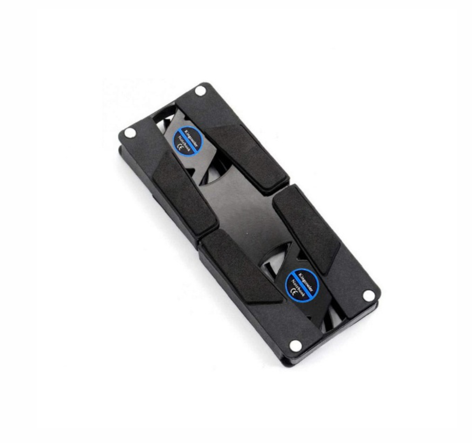 Ventilador enfriador base para laptop plegable Doble ventilador de enfriamiento portátil USB 2 ventiladores notebook