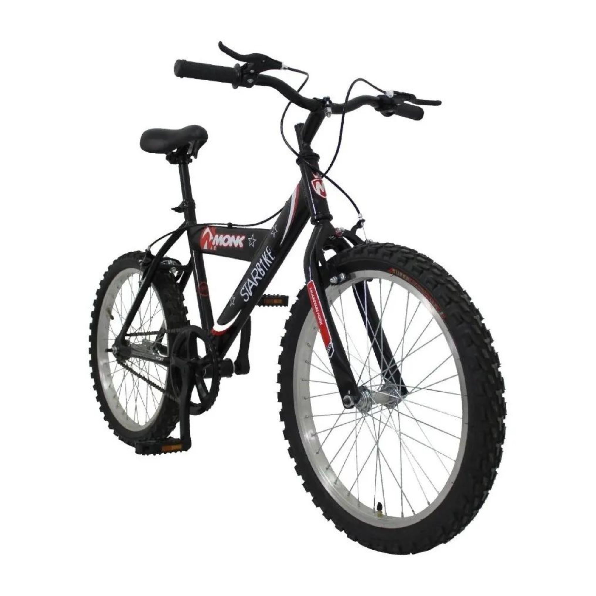 Bicicleta Monk Starbike Rodada 20 1 Velocidad R20 Negro