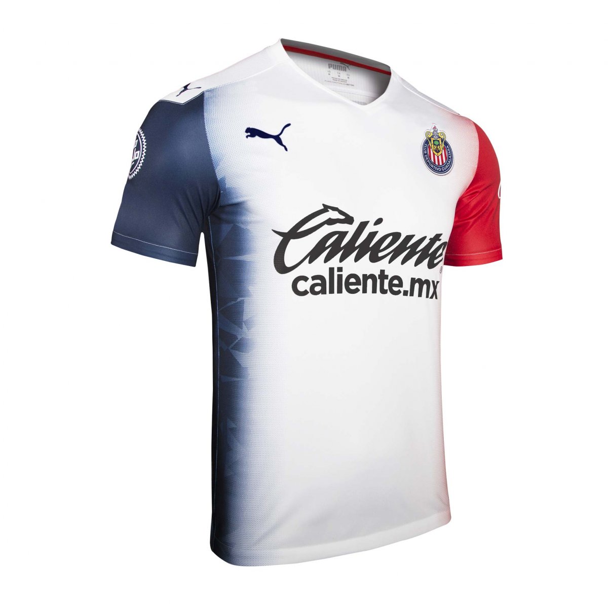 Playera Puma deportiva Chivas Away whitede hombre