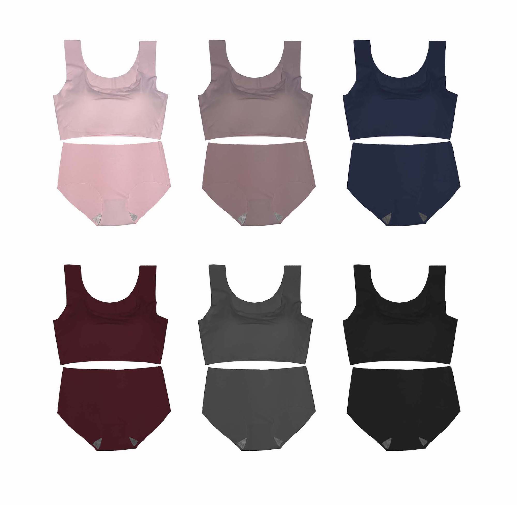 Coordinado 1 Set De Brasier Y Panty Sin Costuras Tatys Fashion