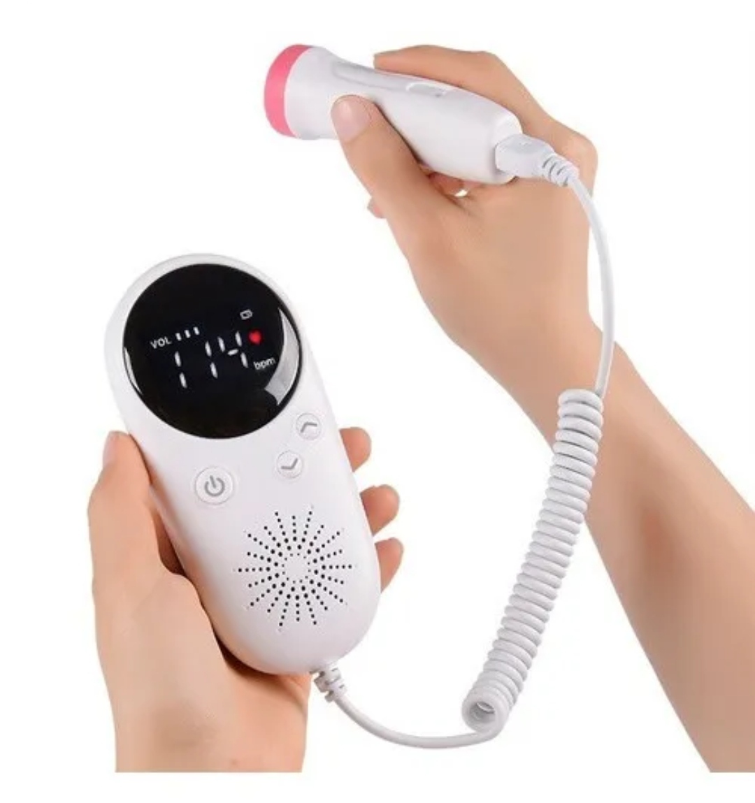 Doppler Fetal 2.5 Mhz Portátil Monitor Bebé Mujer Embarazada