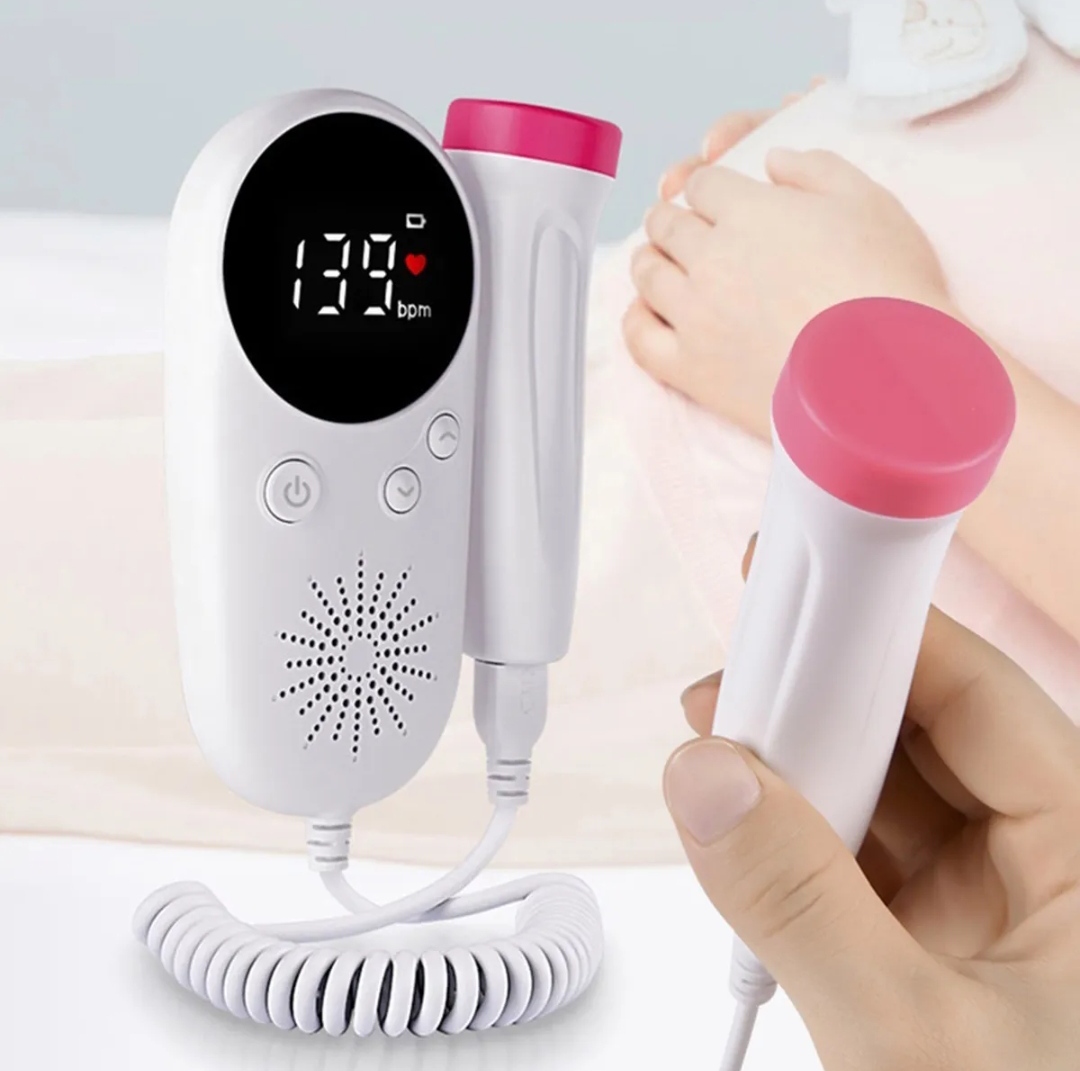 Doppler Fetal 2.5 Mhz Portátil Monitor Bebé Mujer Embarazada