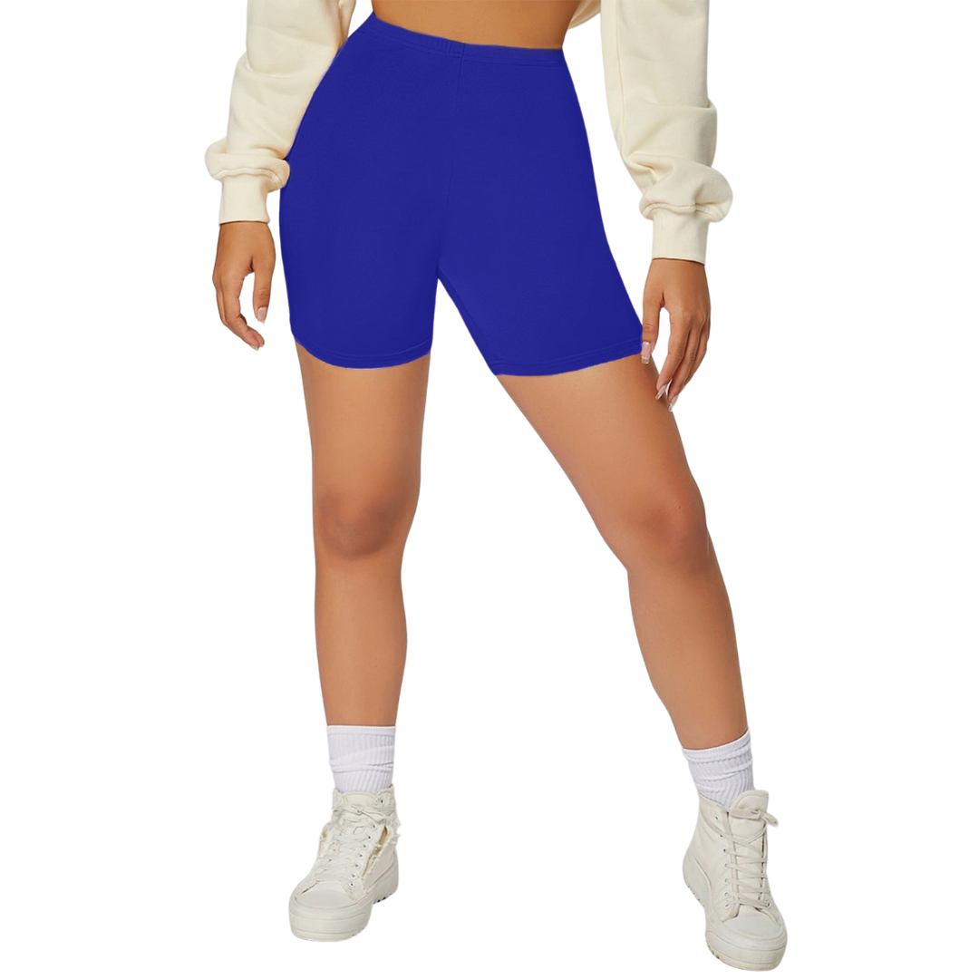 Short Biker Básico Liso con resorte likra corto basico fondo