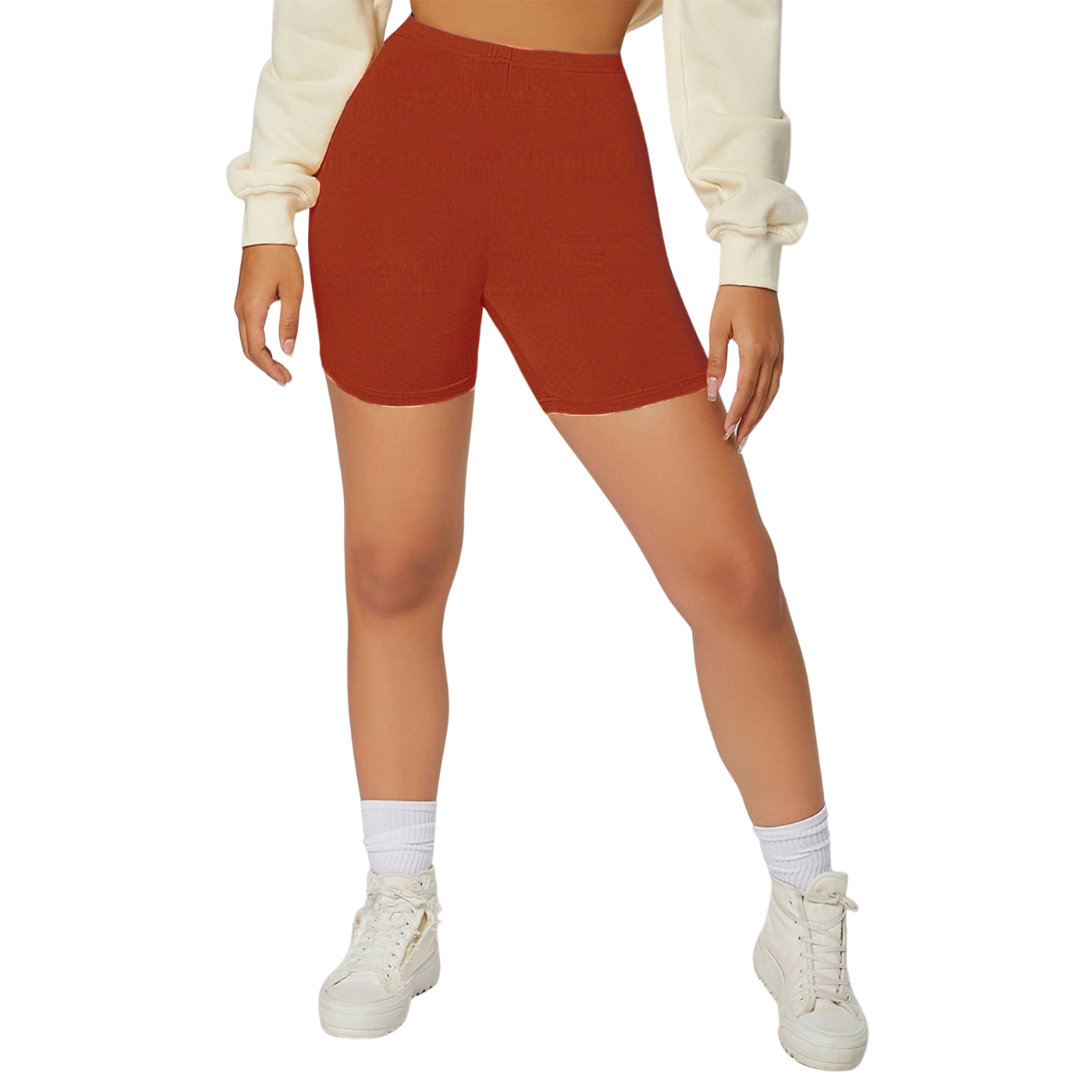 Short Biker Básico Liso con resorte likra corto basico fondo