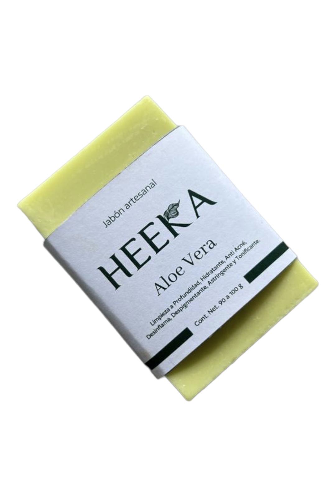 Jabon Artesanal regulador de grasa facial de Aloe Vera