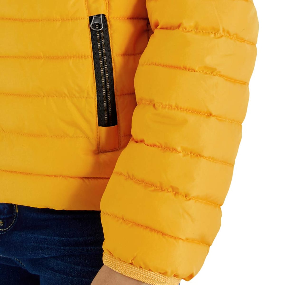 Chamarra amarillo mostaza para niño, marca Next & Co., mod. 996393