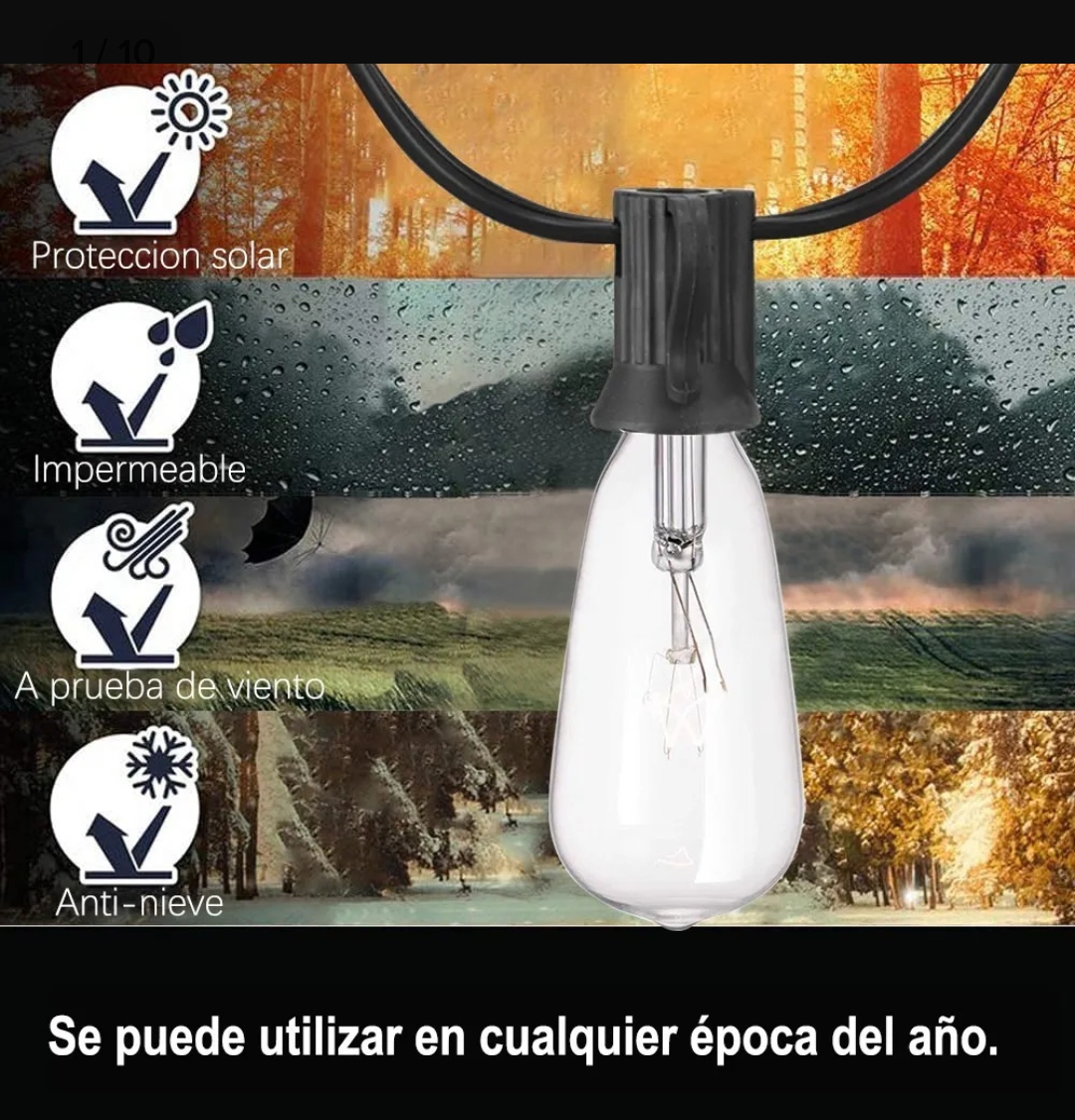 Serie Vintage Exteriores 25 Focos