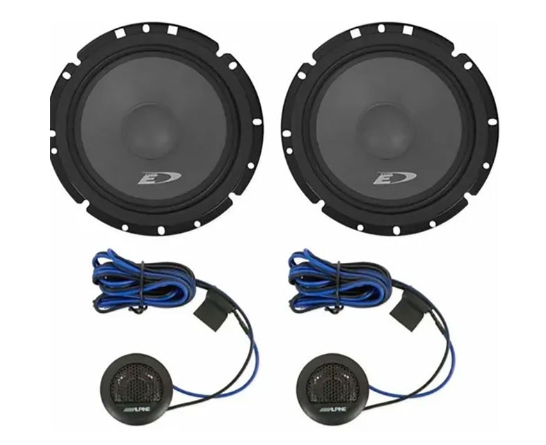 Paquete De Bocinas Alpine 6x9 Y Set De Medios 6.5 Super Precio