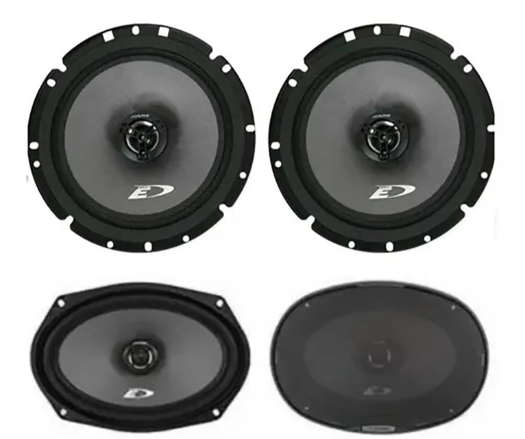 Paquete De Bocinas Alpine 6x9 Y 6.5 A Un Super Precio SXE-6926S Y SXE-1726S