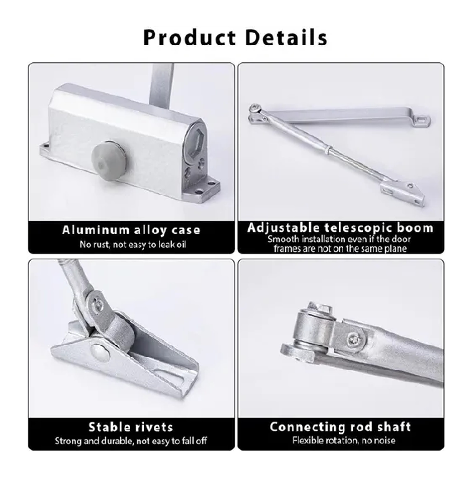 Cierra Puertas Automático Tiene Función Ignífuga Hidráulico