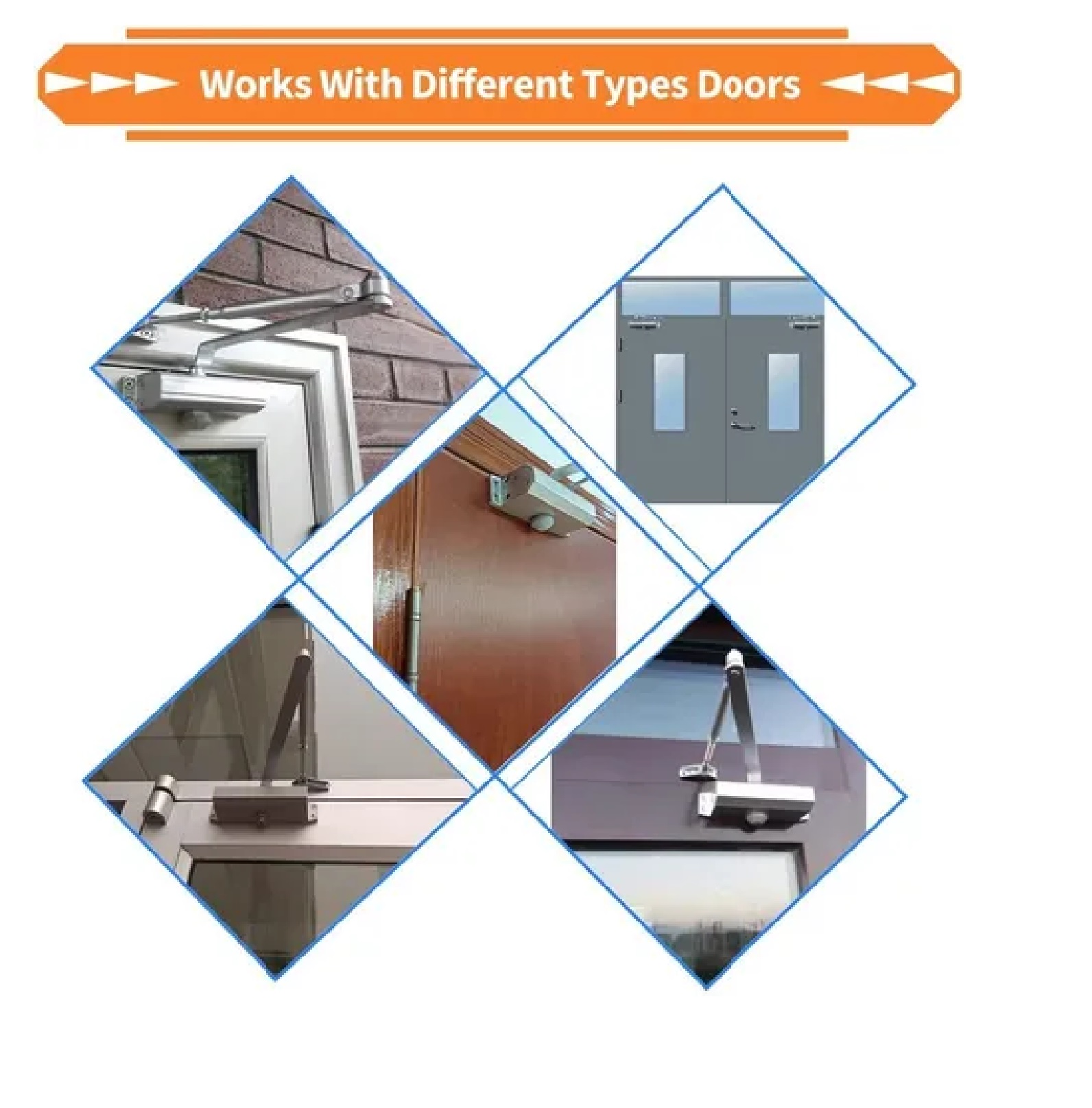 Cierra Puertas Automático Tiene Función Ignífuga Hidráulico