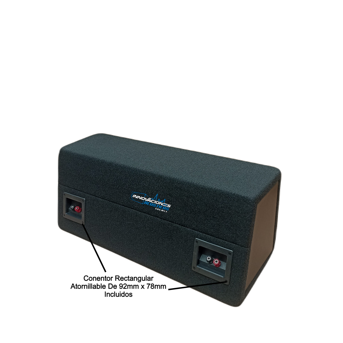 Cajon Para Dos Woofer De 6.5 Pulgadas Sellado