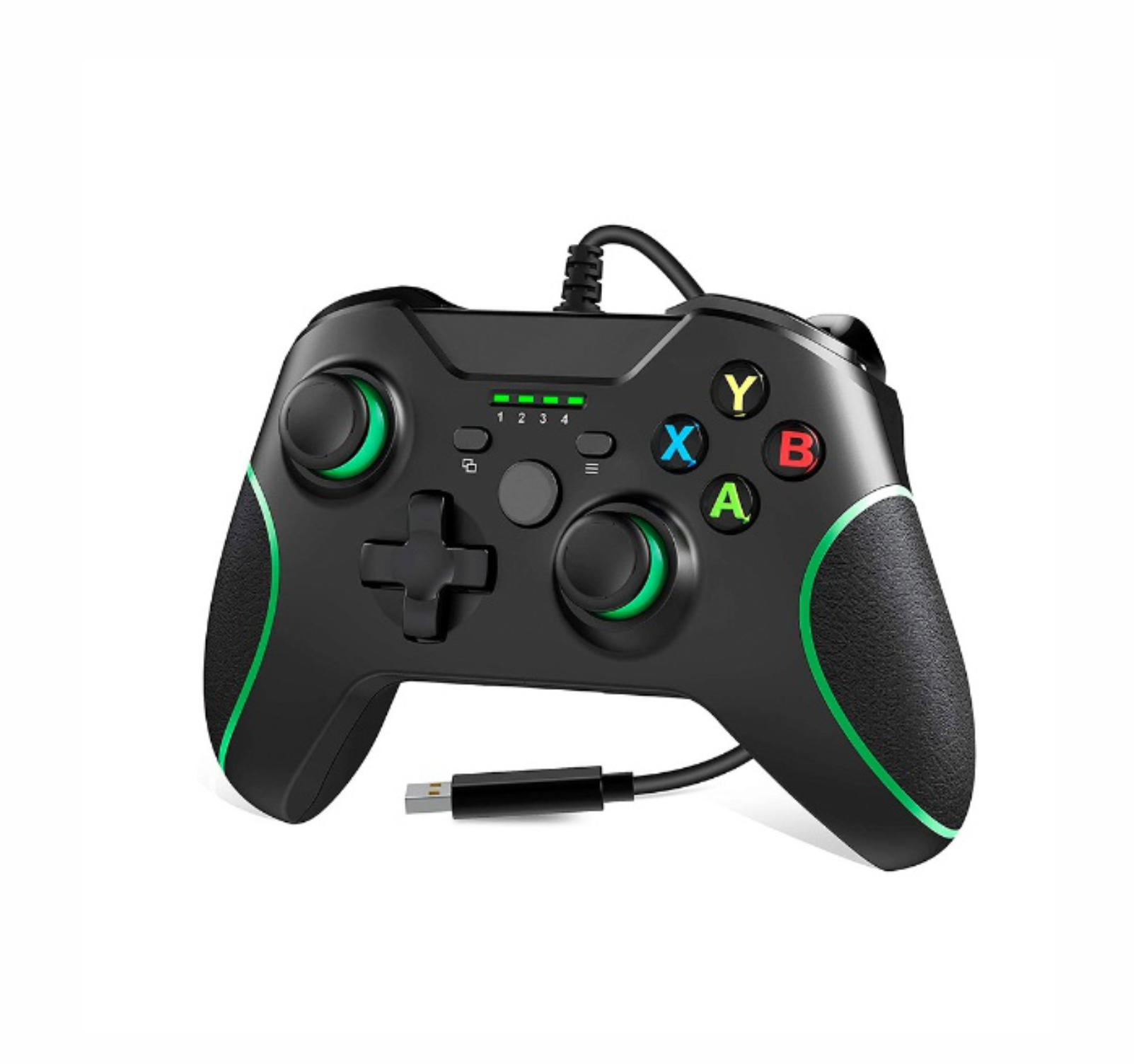 Control Xbox One Con Cable Usb Alámbrico 2M generico calidad original entrada de audífonos 3.5mm Ergonomía especial