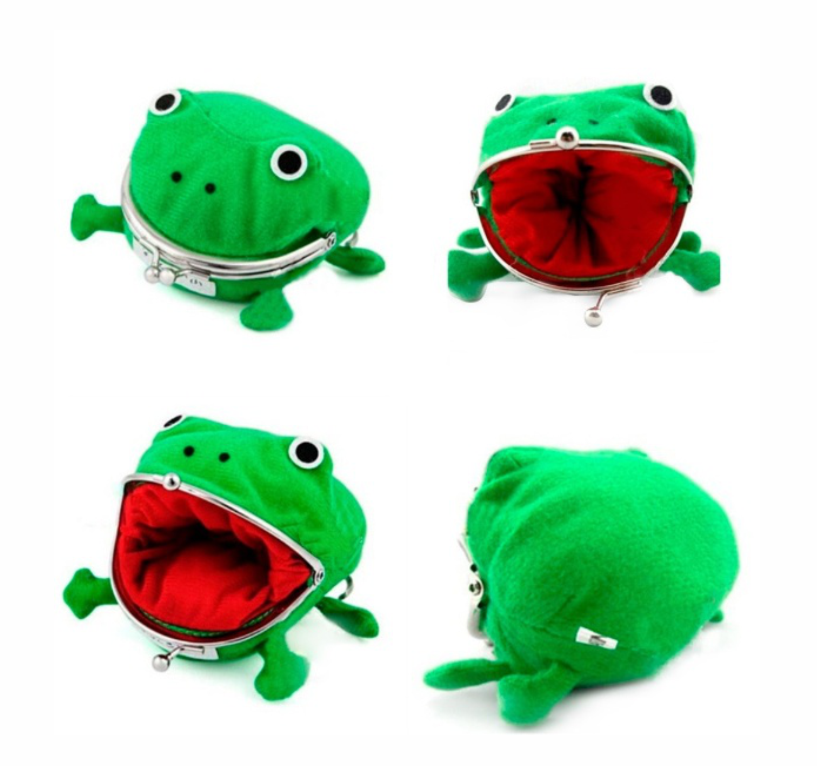 Bolsa Monedero Con Estilo De Rana Ideal Cartera Cosplay naruto compacto y funcional monedero de felpa