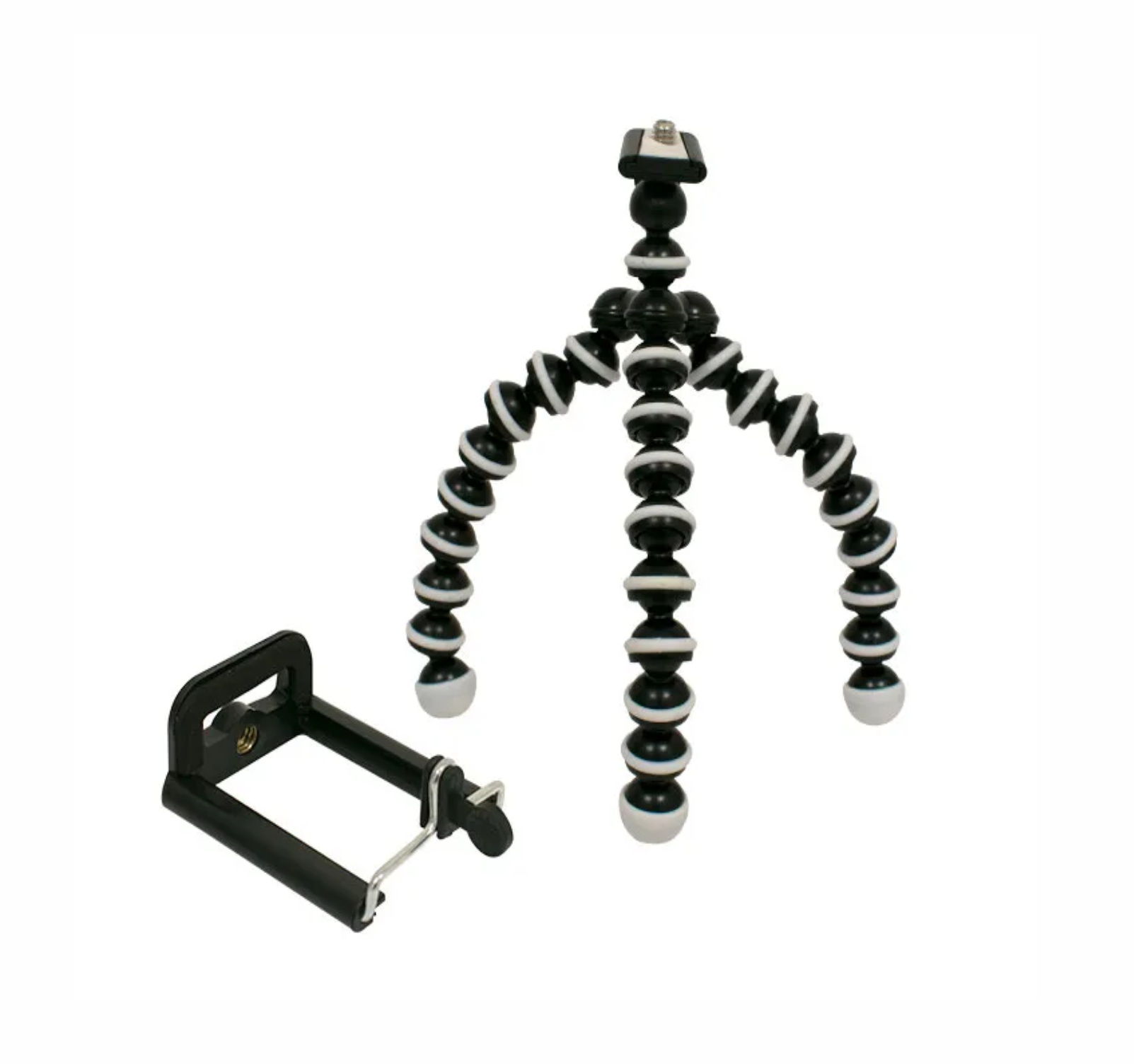 Tripié multiposición para cámara y celular flexible 360 patas de goma selfies