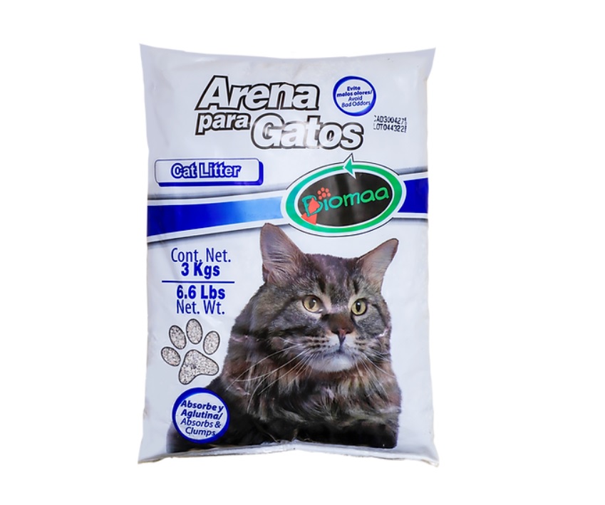 Arena para Gatos Higienica y absorbente 3 kg - Biomaa