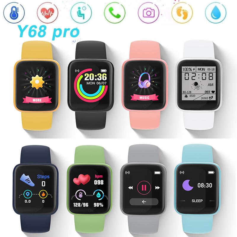 Reloj Deportivo Y68 e Inteligente para hombres y Mujeres