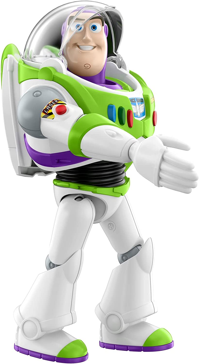 Juguete Disney Pixar Figura Buzz Con Sonido y Movimiento Toy Story HJB40 Mattel