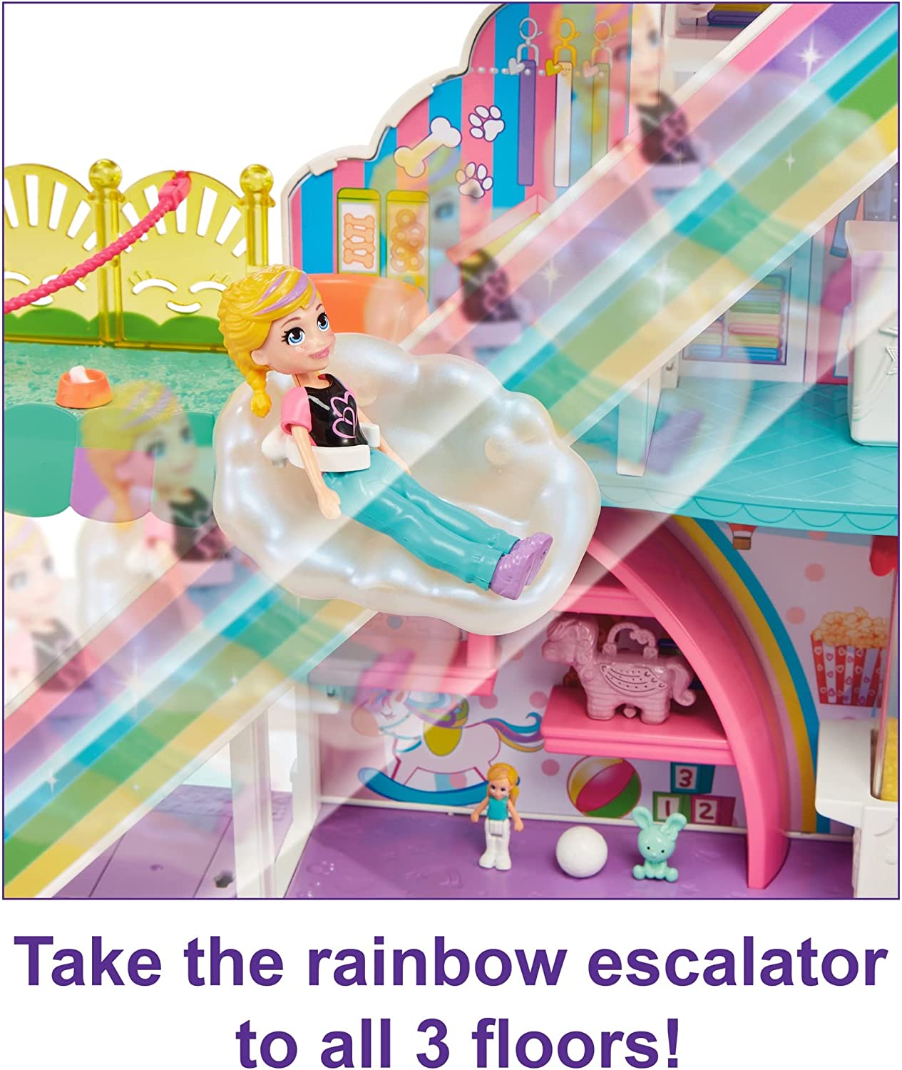 Polly Pocket Centro Comercial De Dulces Sorpresas HHX78 Mattel