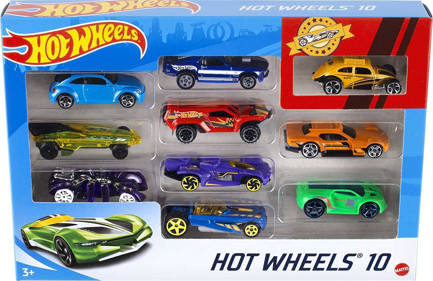 Hot Wheels 10-Pack 54886 Mattel