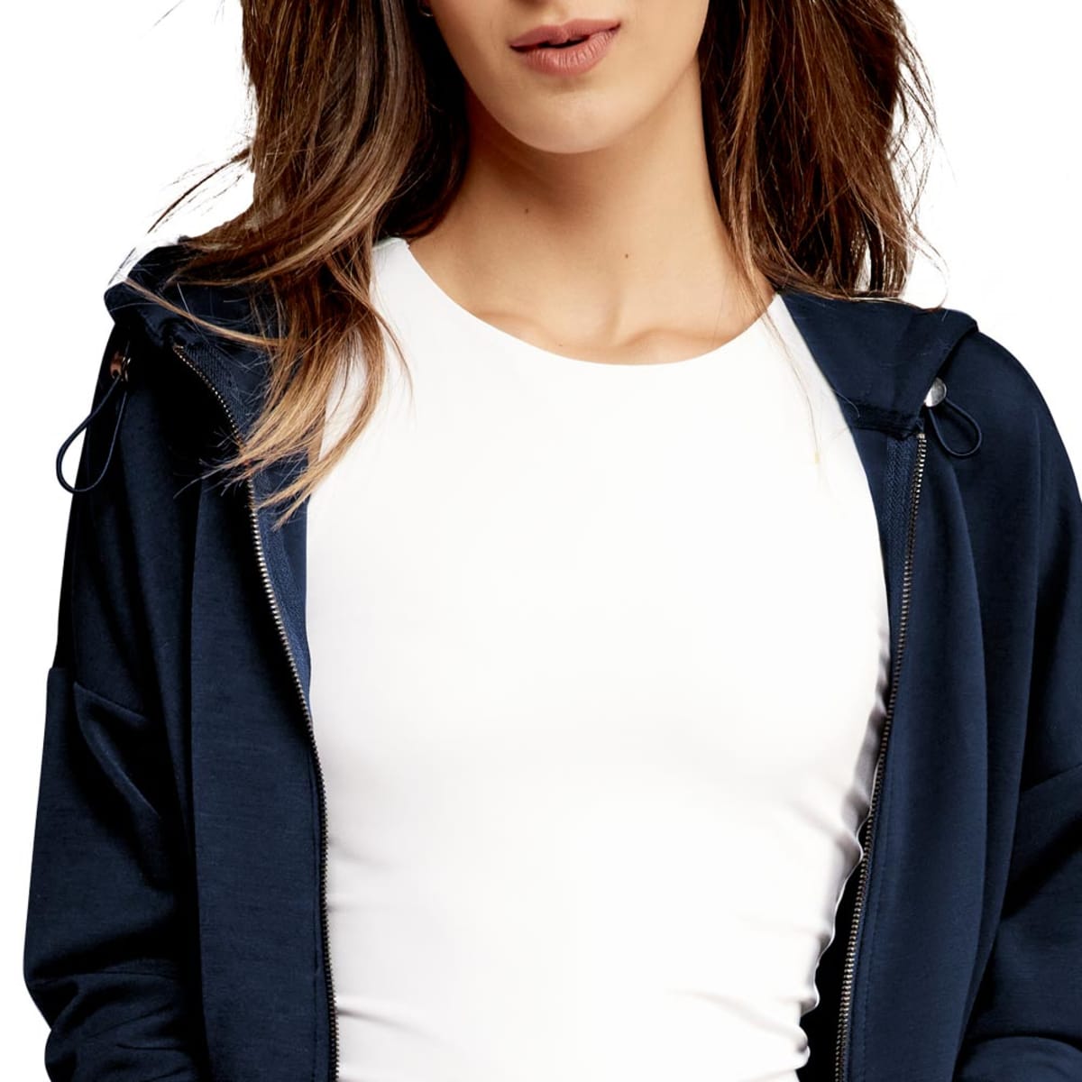 Sudadera de mujer color azul marino de tacto suave marca Love to Lounge, mod. 1016440