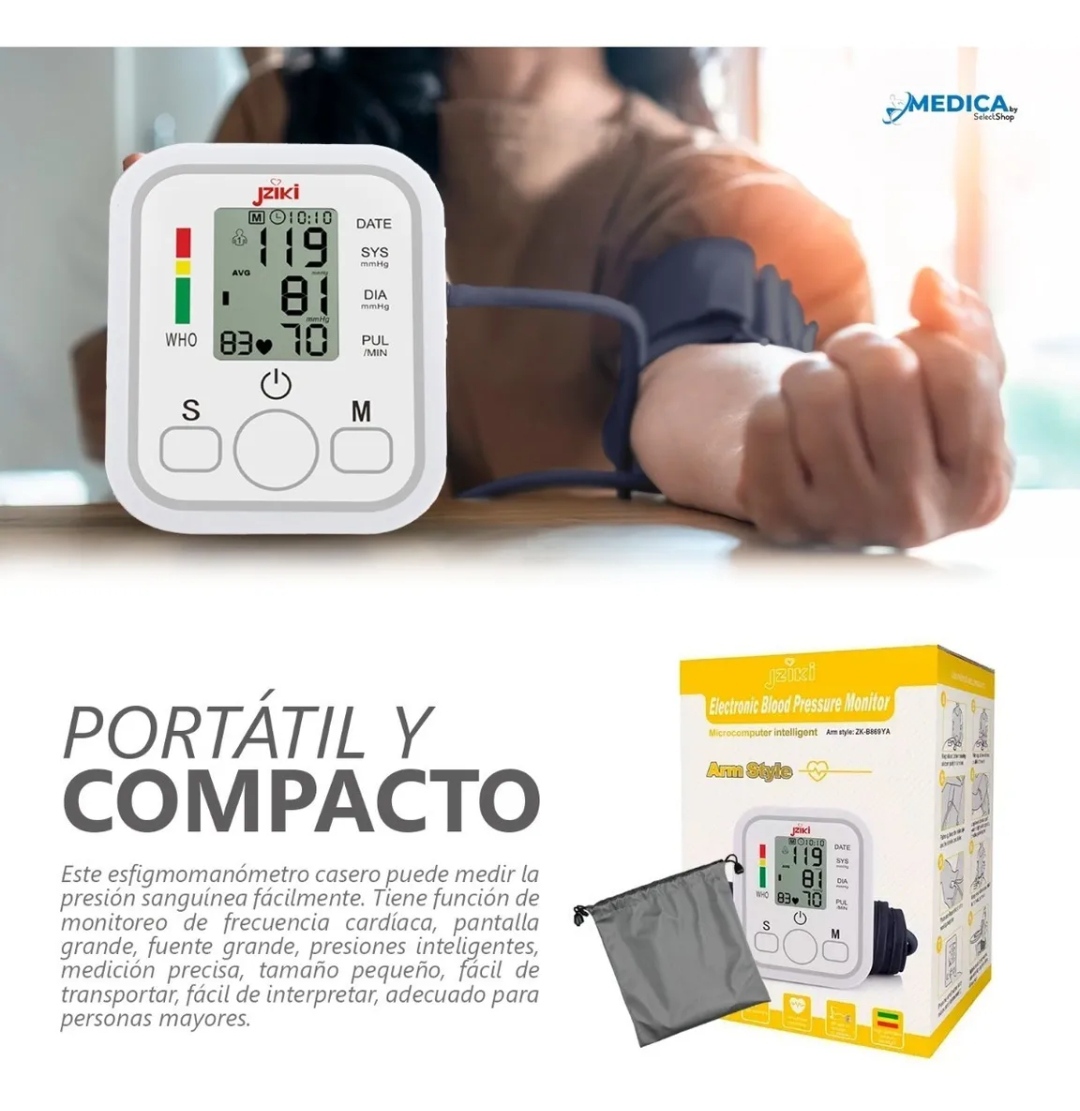 Monitor Digital Automático De Toma Presión De Brazo Arteria