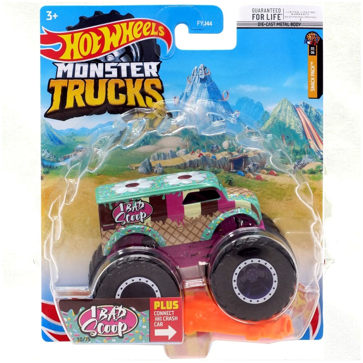 Hot Wheels Carro Monster Trucks 1:64 Escala FYJ44 Mattel