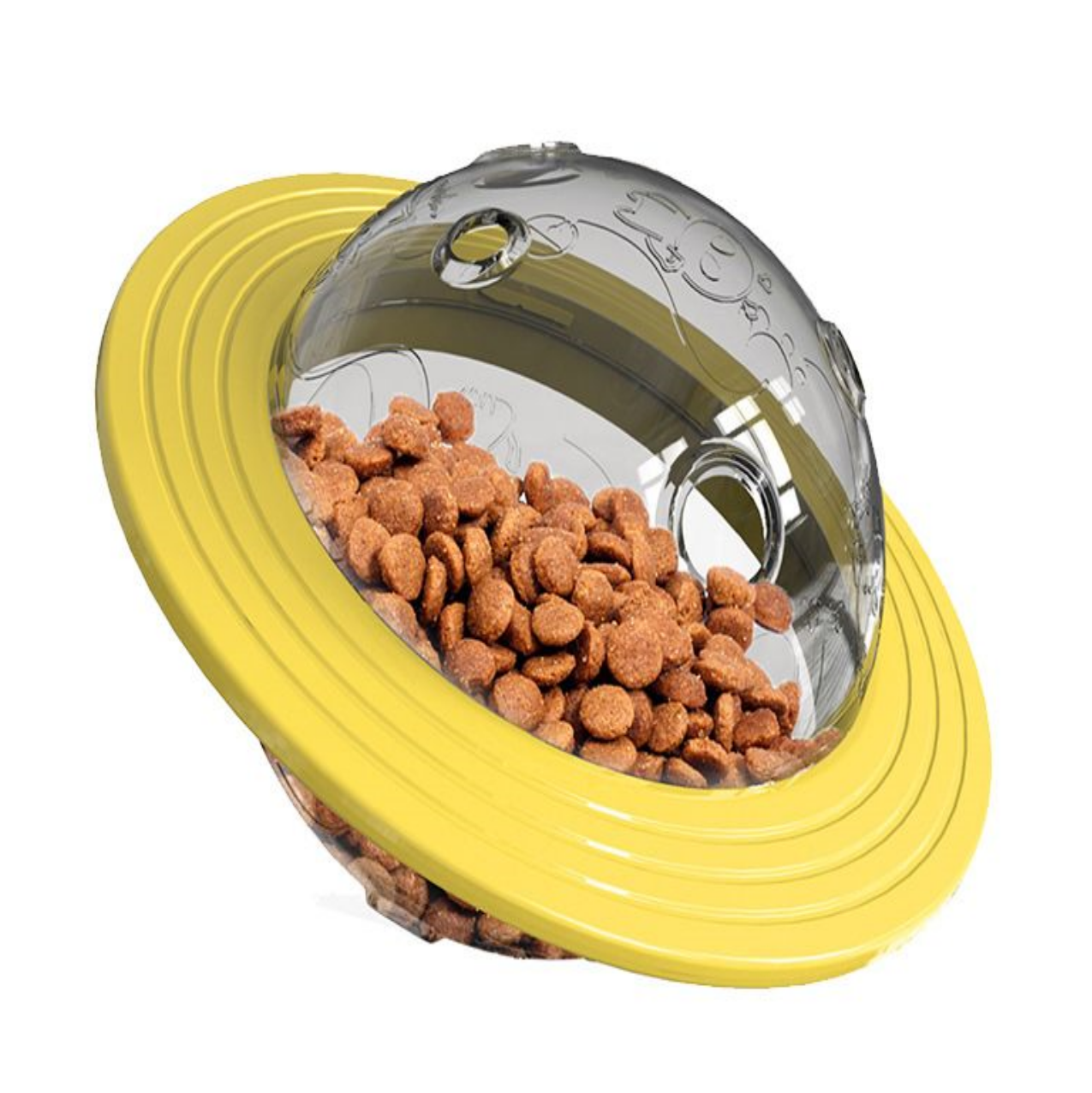 Juguete interactivo para perros, dispensador de premios PLANETA AMARILLO