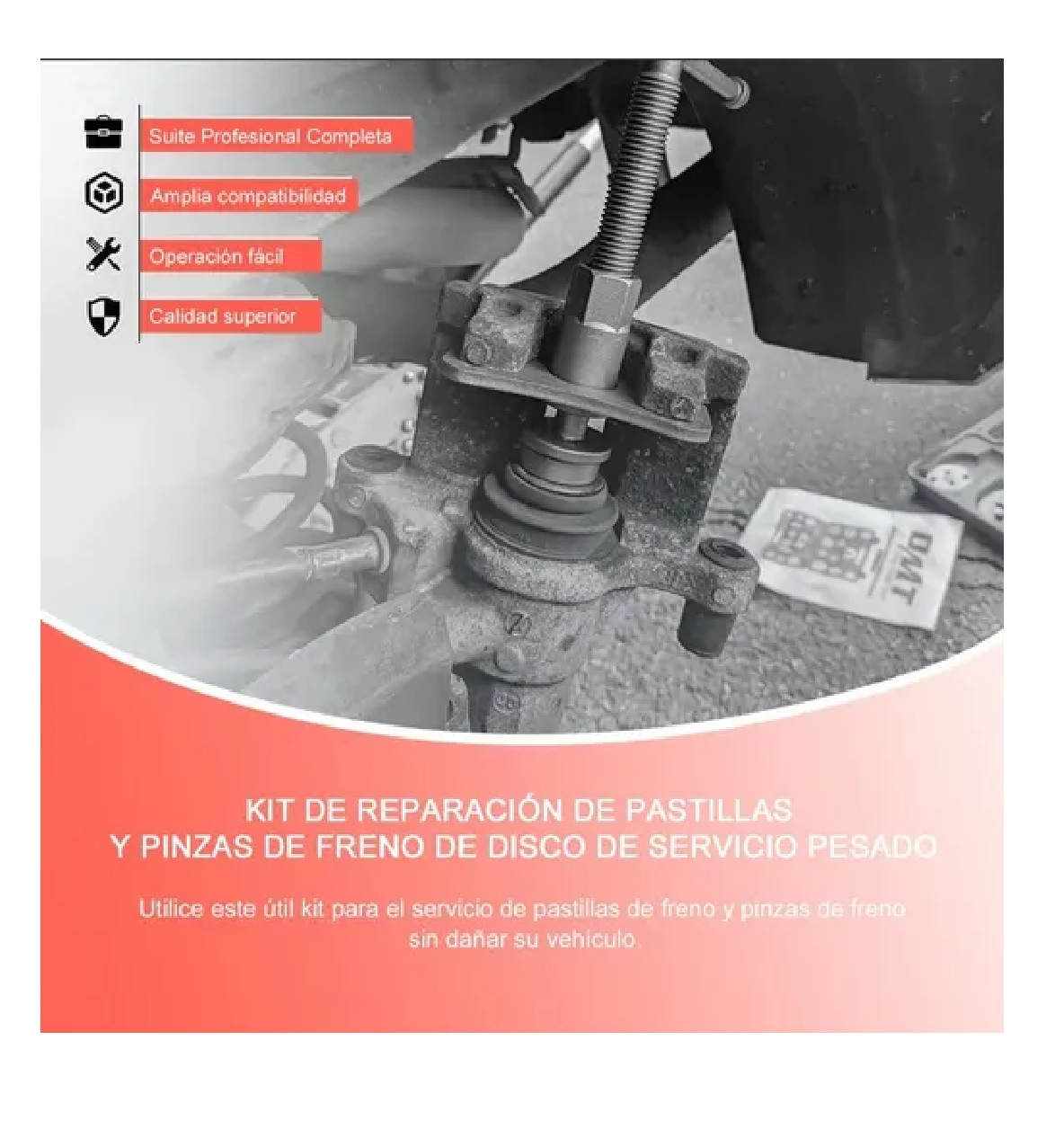 Juego Opresor Cambiar Pistón Frenos  Balatas Auto Universa