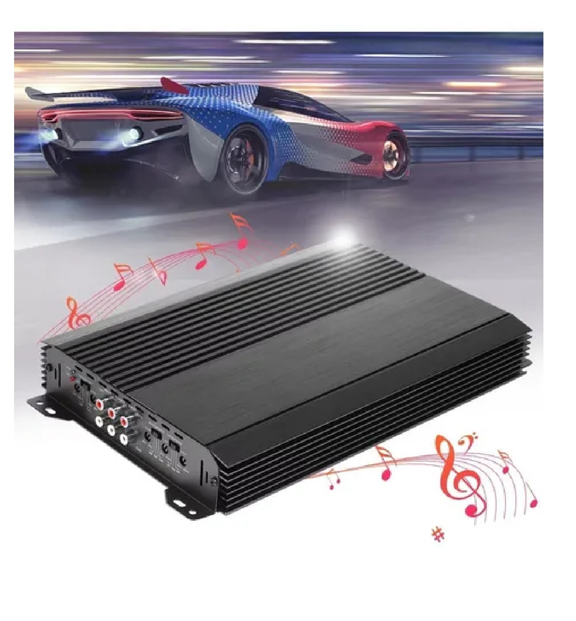 Amplificador De Audio Para Carro Con 4 Canales 6800w