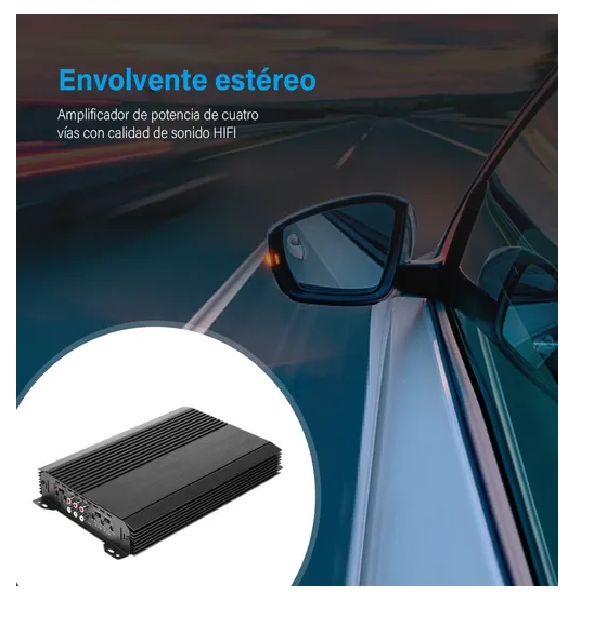 Amplificador De Audio Para Carro Con 4 Canales 6800w