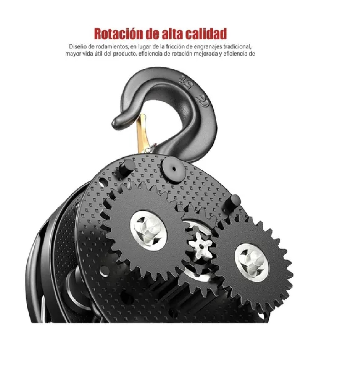 Polipastos Manuales Cadena 3 Metros Y Garrocha 2 Toneladas