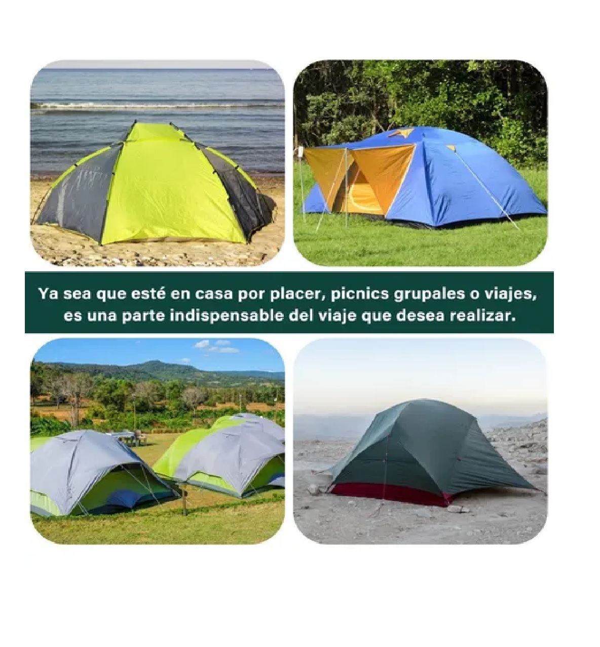 Tienda De Campaña Para 2 Personas Impermeable camuflaje