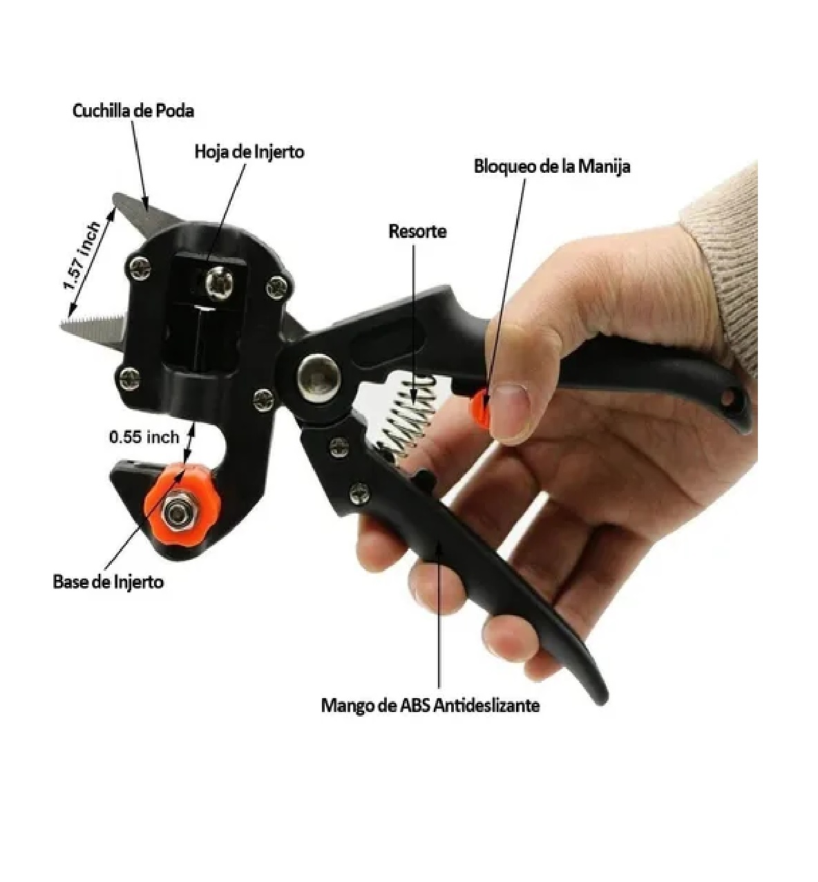 Pinzas Podadoras De Injertos Plantas Jardín Con Cinta D Goma