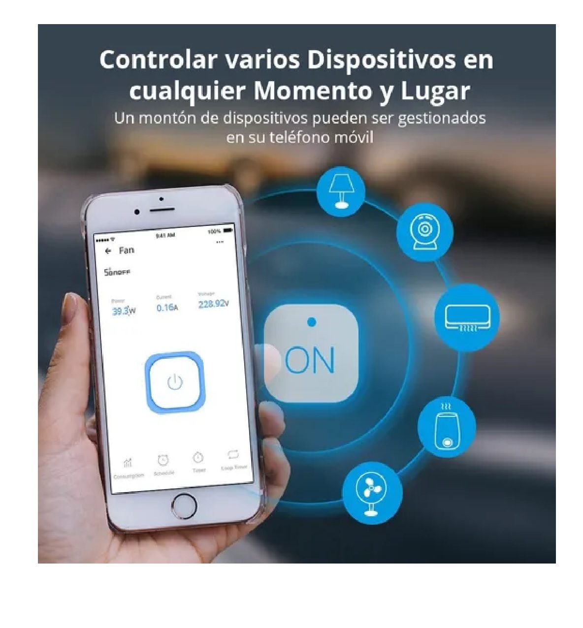 Enchufe Inteligente Wifi Control Voz 15a Contacto Blanco