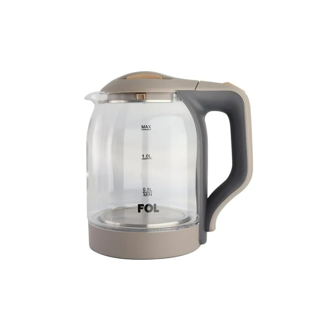 Jarra Electrica Hervidor Cocina Calentar Agua Vidrio Tetera