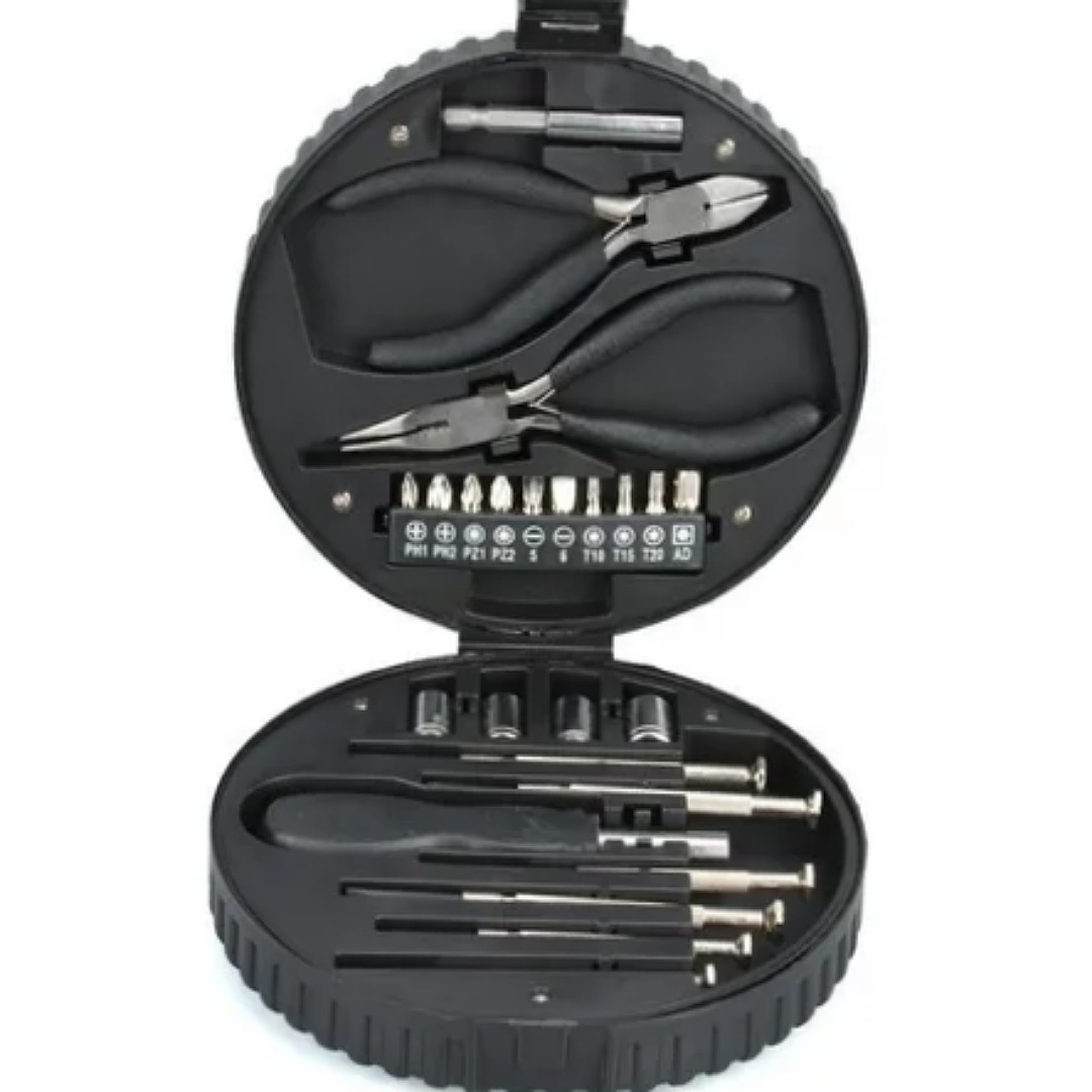 Juego De Herramientas Portátil 24 Pzs C/pinza Dado Estrella