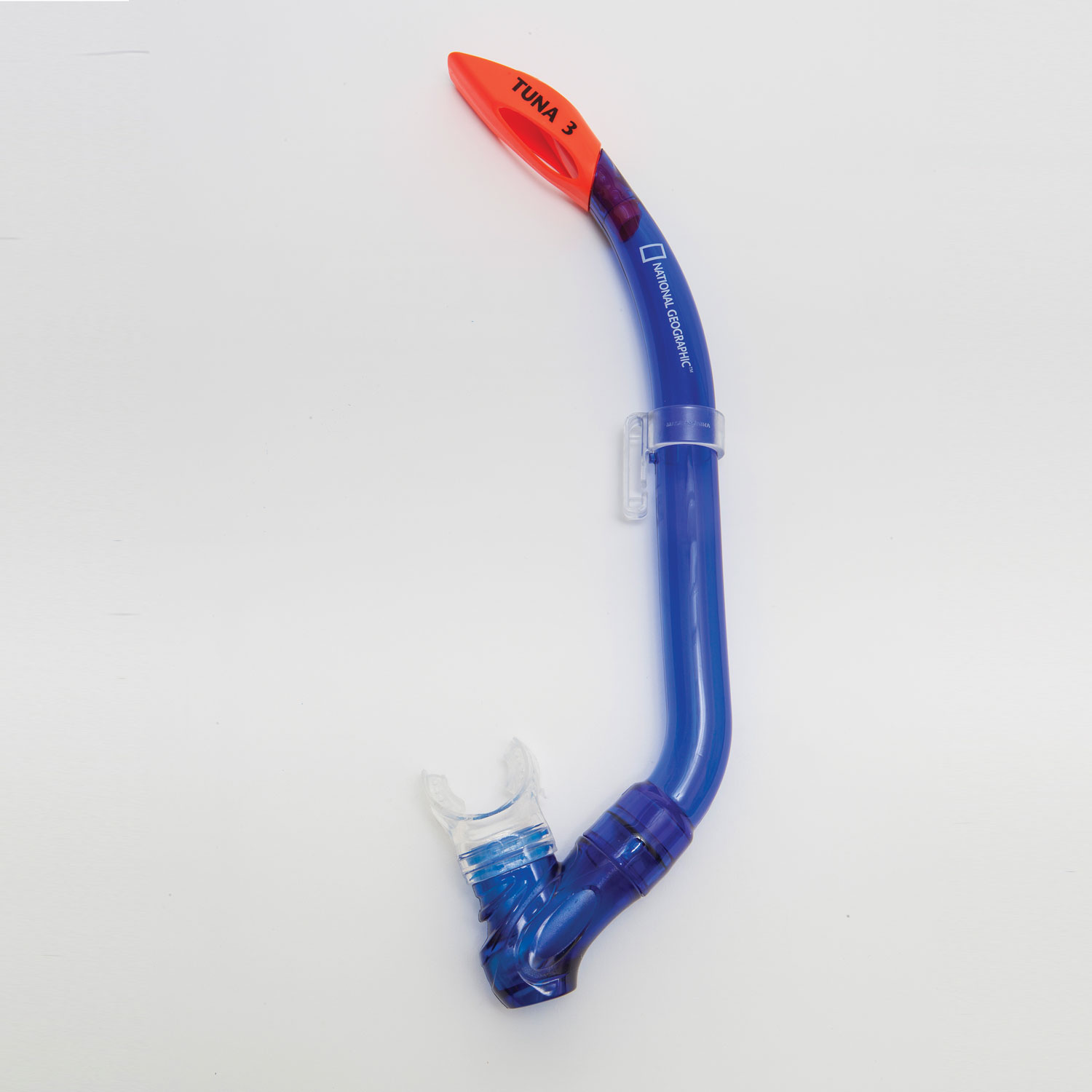 Tubo respirador azul con protector contra salpicaduras Tuna 3S National Geographic 0563