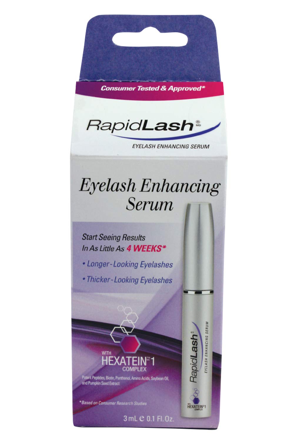 Rapid Lash Suero Alargador De Pestañas Y Cejas Mas Densas