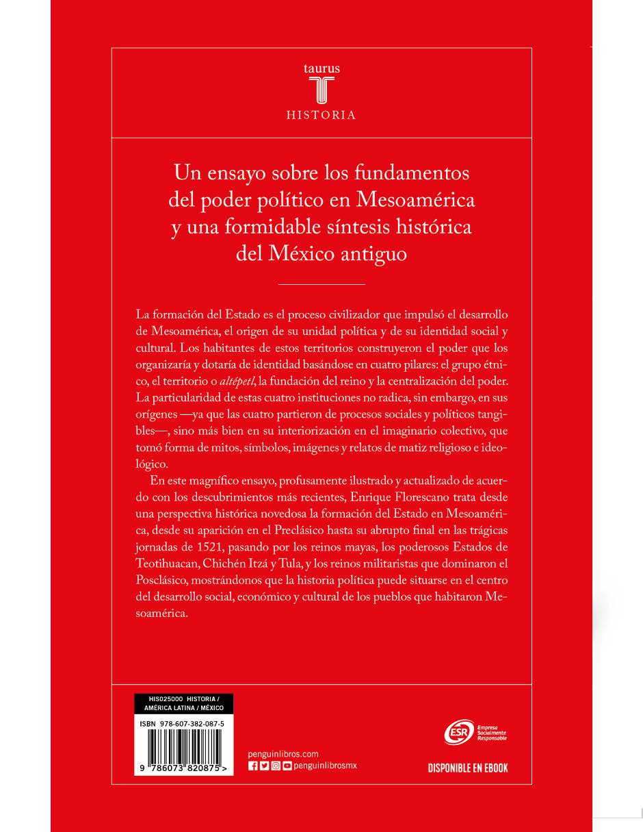 Los orígenes del poder en Mesoamérica Autor Enrique Florescano