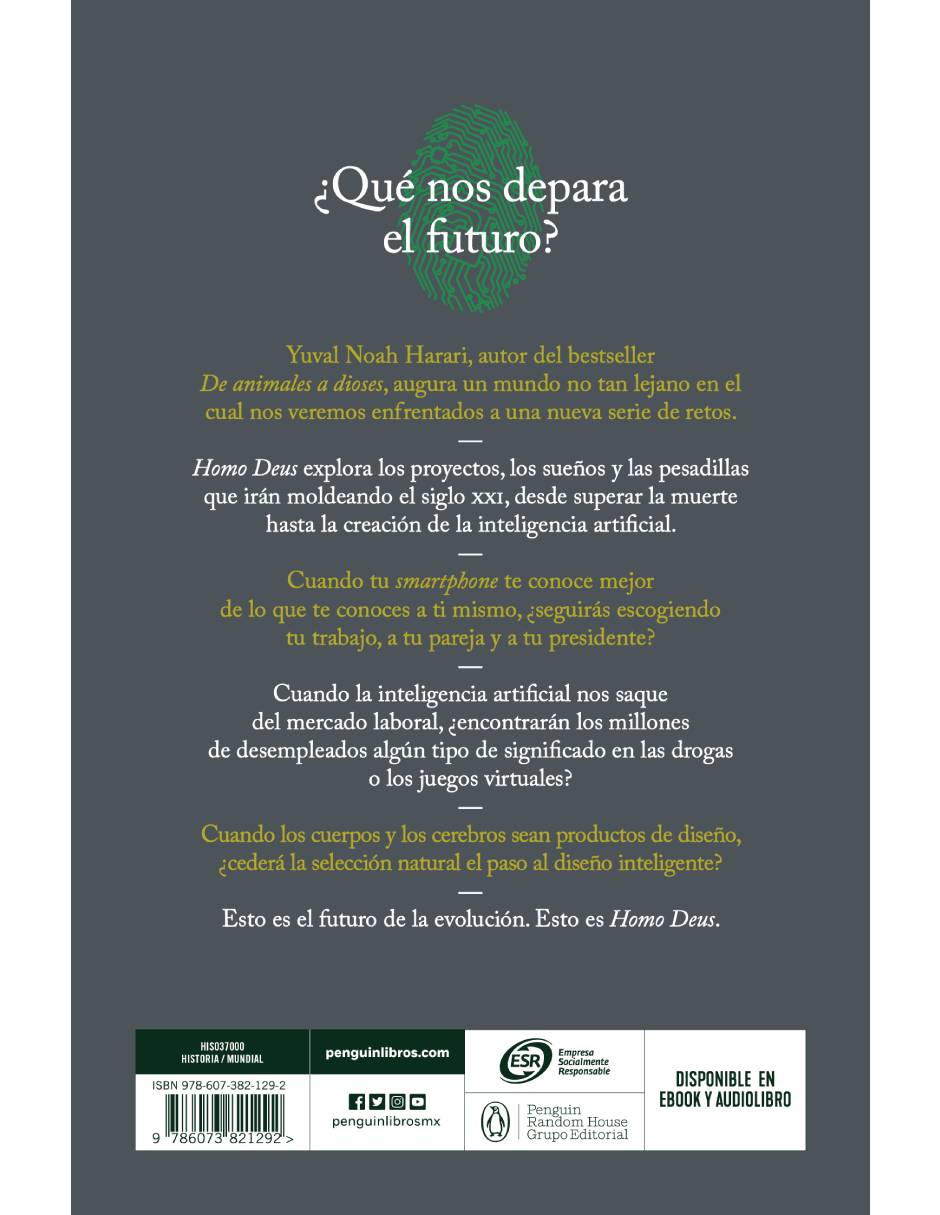 Homo Deus Autor Yuval Noah Harari