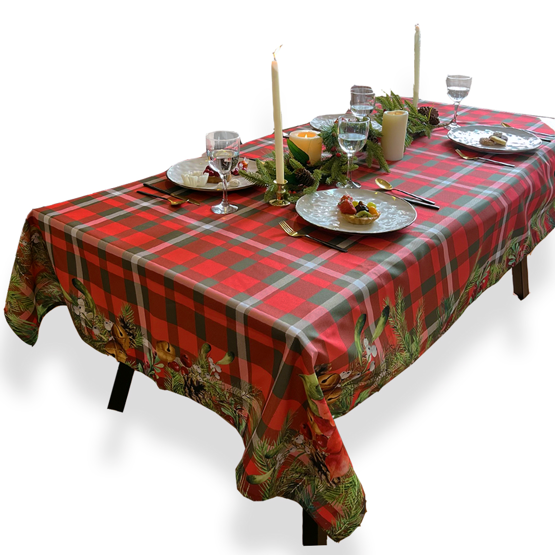 Mantel Béla Navideño 2.50m Largo X 1.45m Ancho (6 Sillas) Nochebuena
