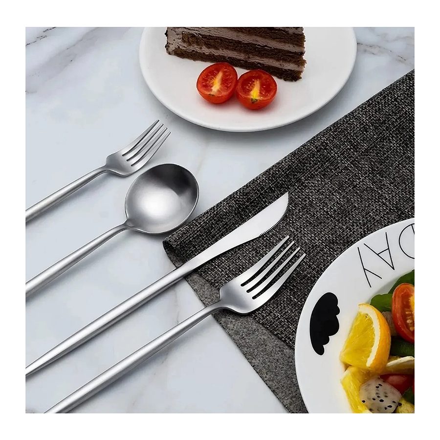 Set de cubiertos Sidney Flatware de acero inoxidable