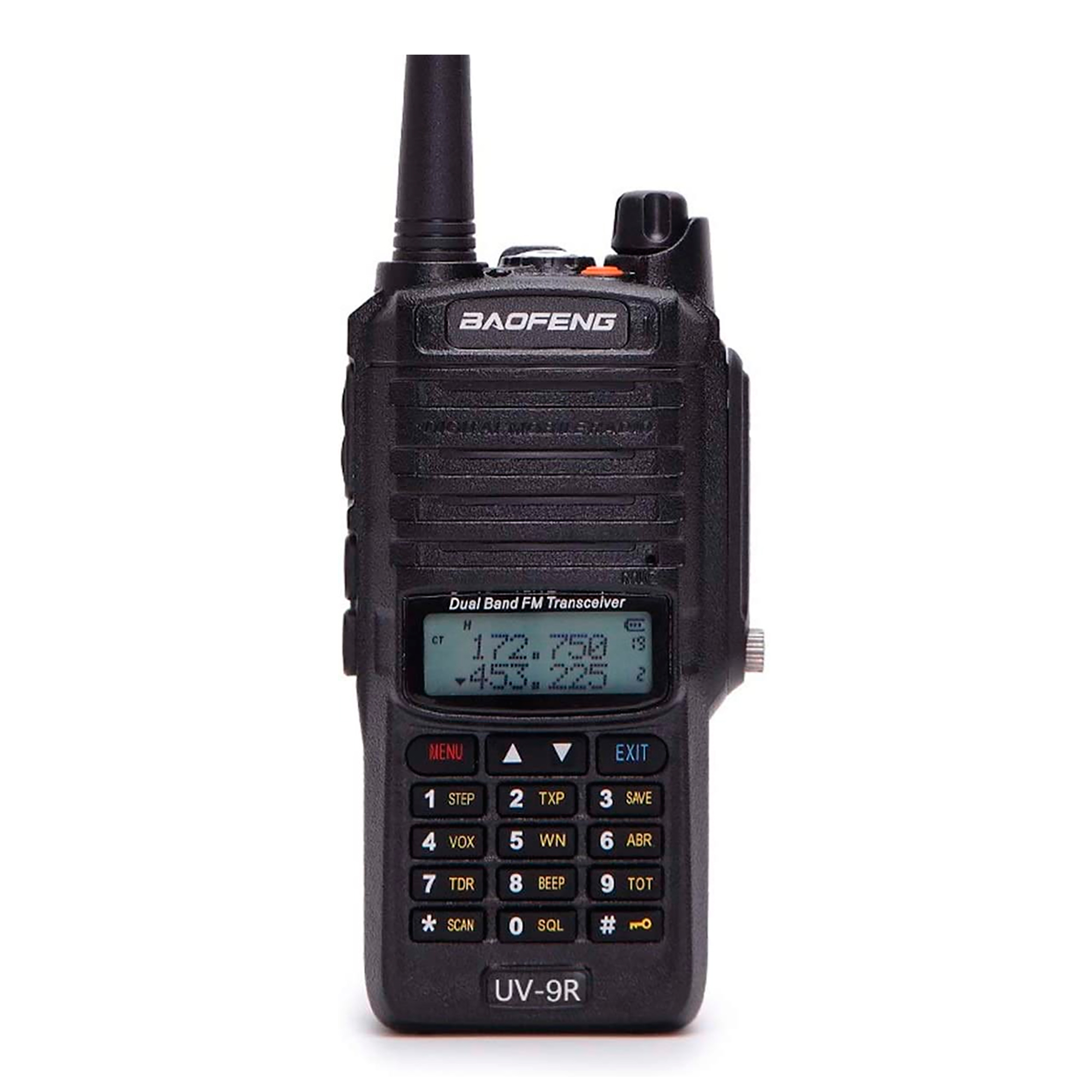 BAOFENG UV9R Plus VHF/UHF RADIO 8W 128 CANALES LINTERNA LED CONTRA AGUA IP67